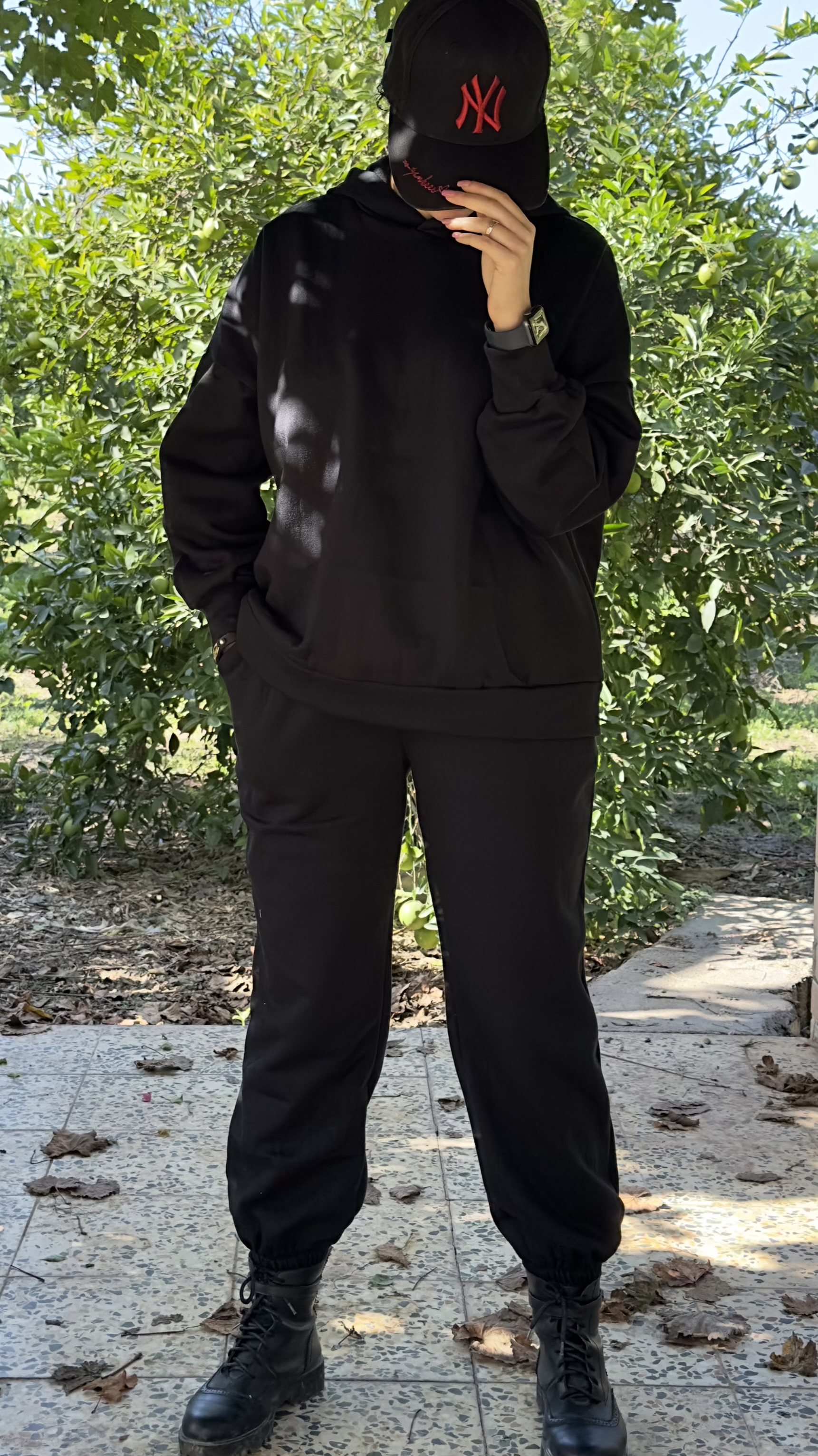 ست هودی و جاگر یونیسکس جنس لطیف و‌ توکرکی