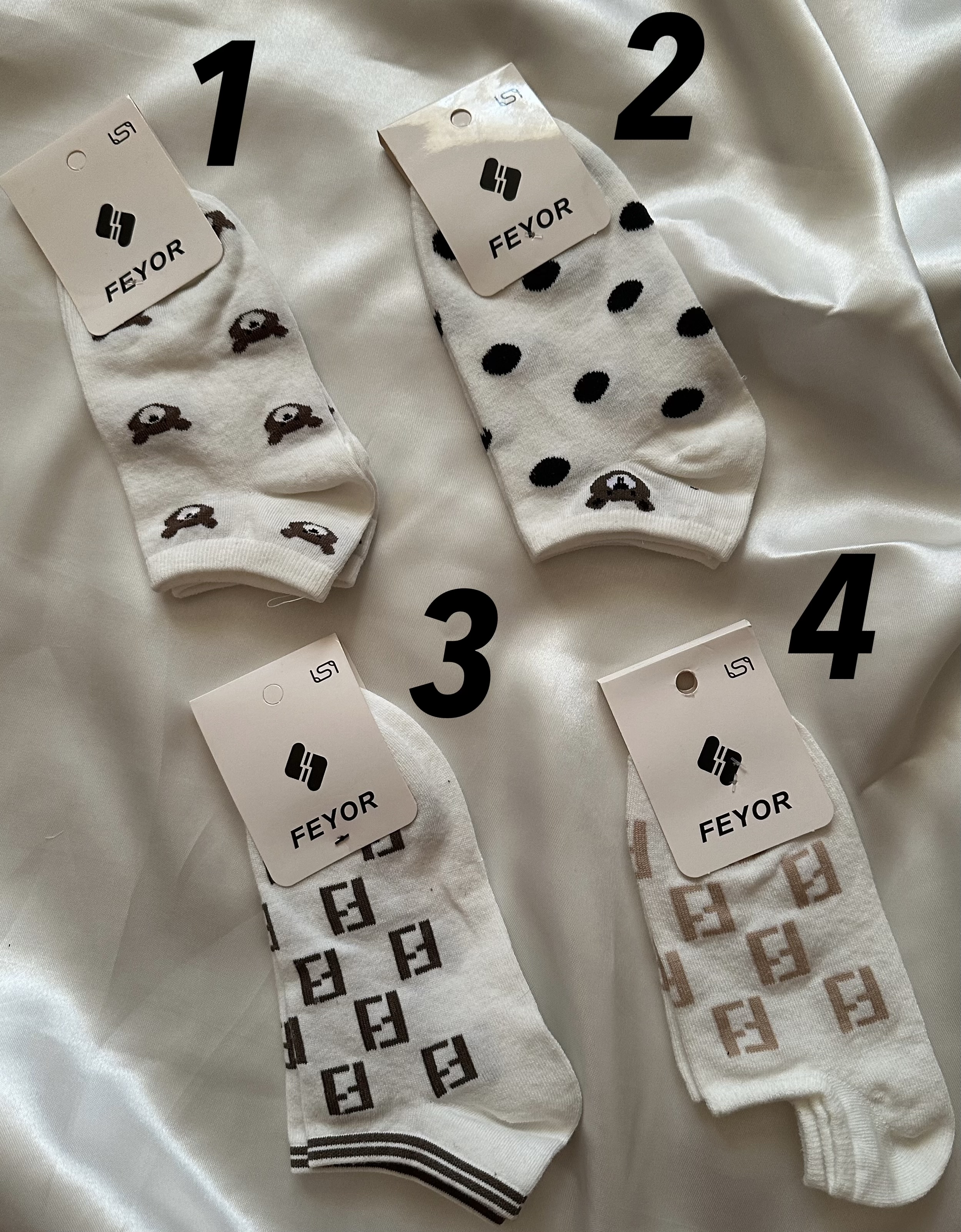 جوراب مچی زنانه نخی - مدل سبک ، نرم و تنفس پذیر  مناسب استفاده روزمره